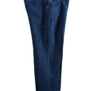 Ralph lauren Jean Co Linen crop pants size 4 nwts